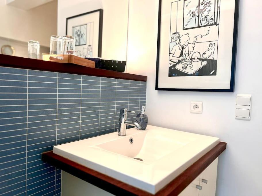 Down Town Spacious Duplex With Private Parking & Game Room بروكسل المظهر الخارجي الصورة